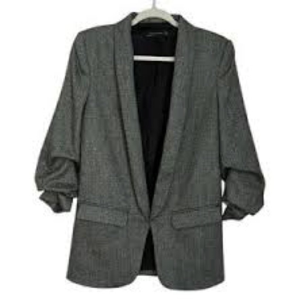 Zara Gray Women's Blazer Jacket